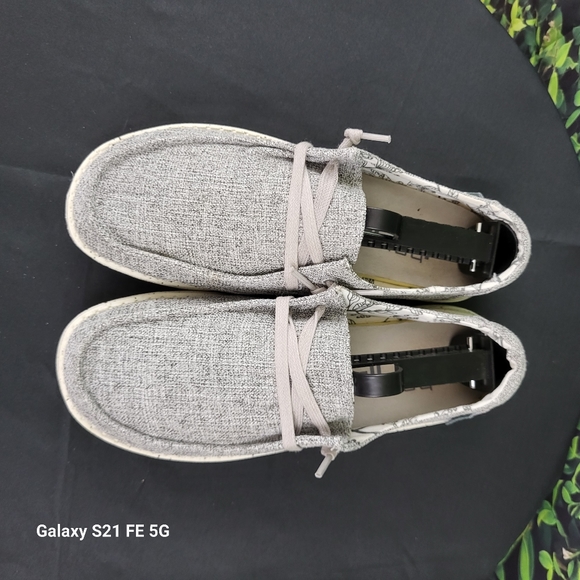 Hey Dude Wendy Linen Iron Size 7